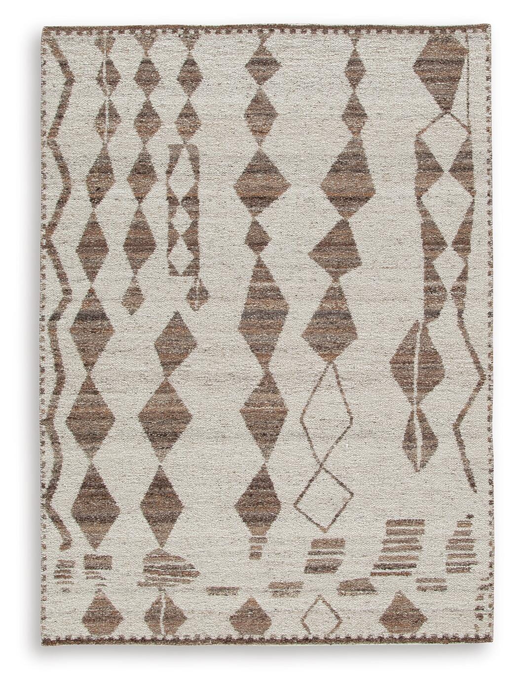 Brettler 5' x 7' Rug - Dark Brown (1)