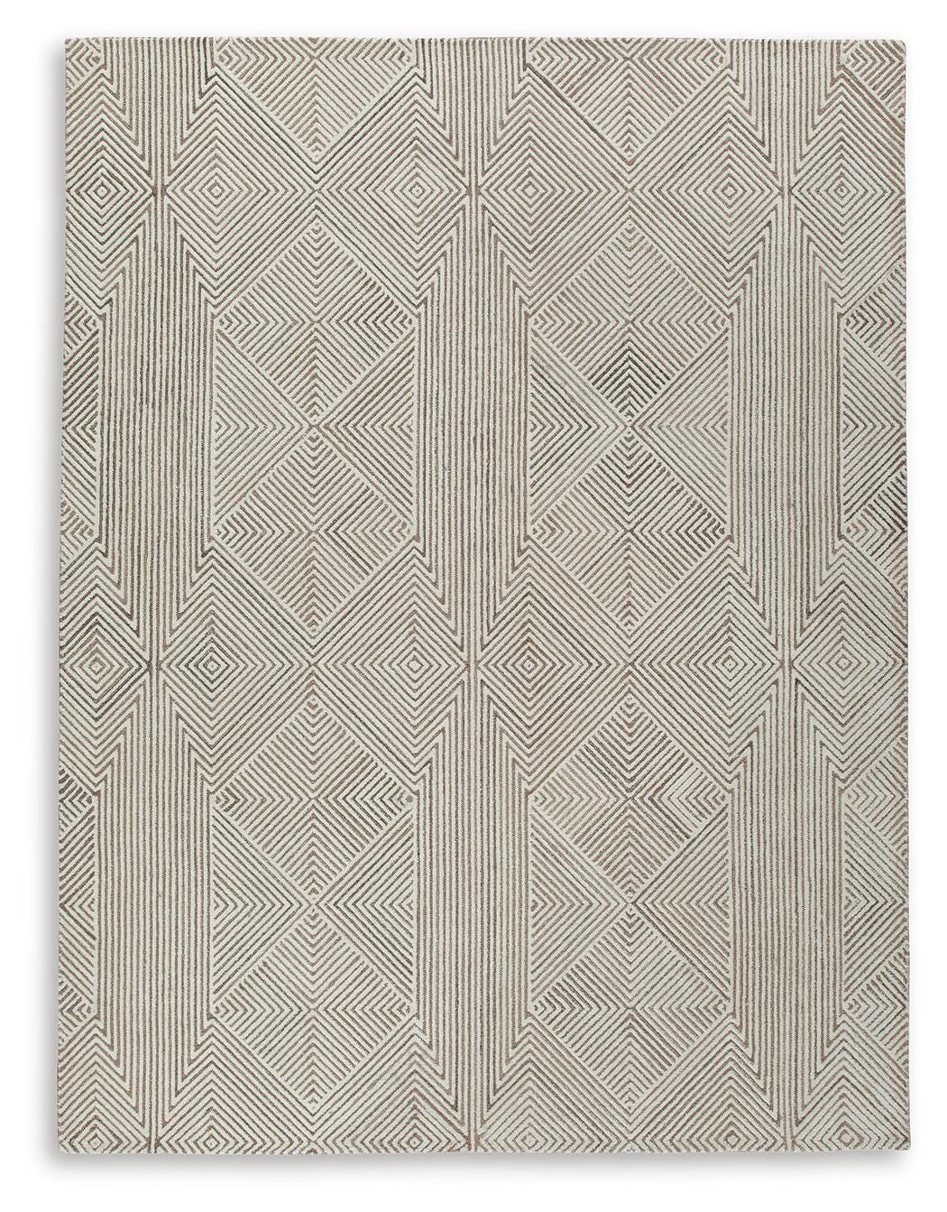 Jadott 8' x 10' Rug - Beige (1)