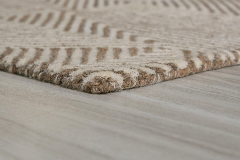 Jadott 5' x 7' Rug - Beige (3)