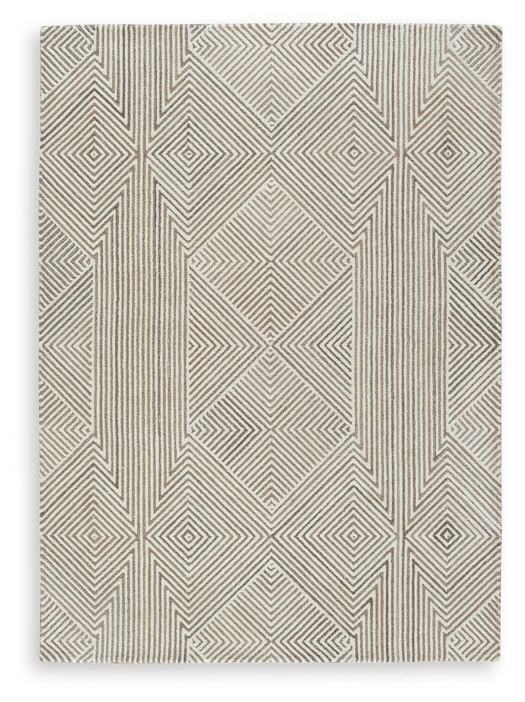Jadott 5' x 7' Rug - Beige (1)