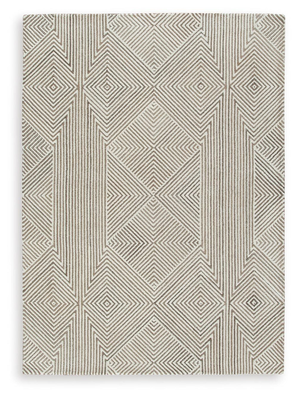 Jadott 5' x 7' Rug - Beige (1)