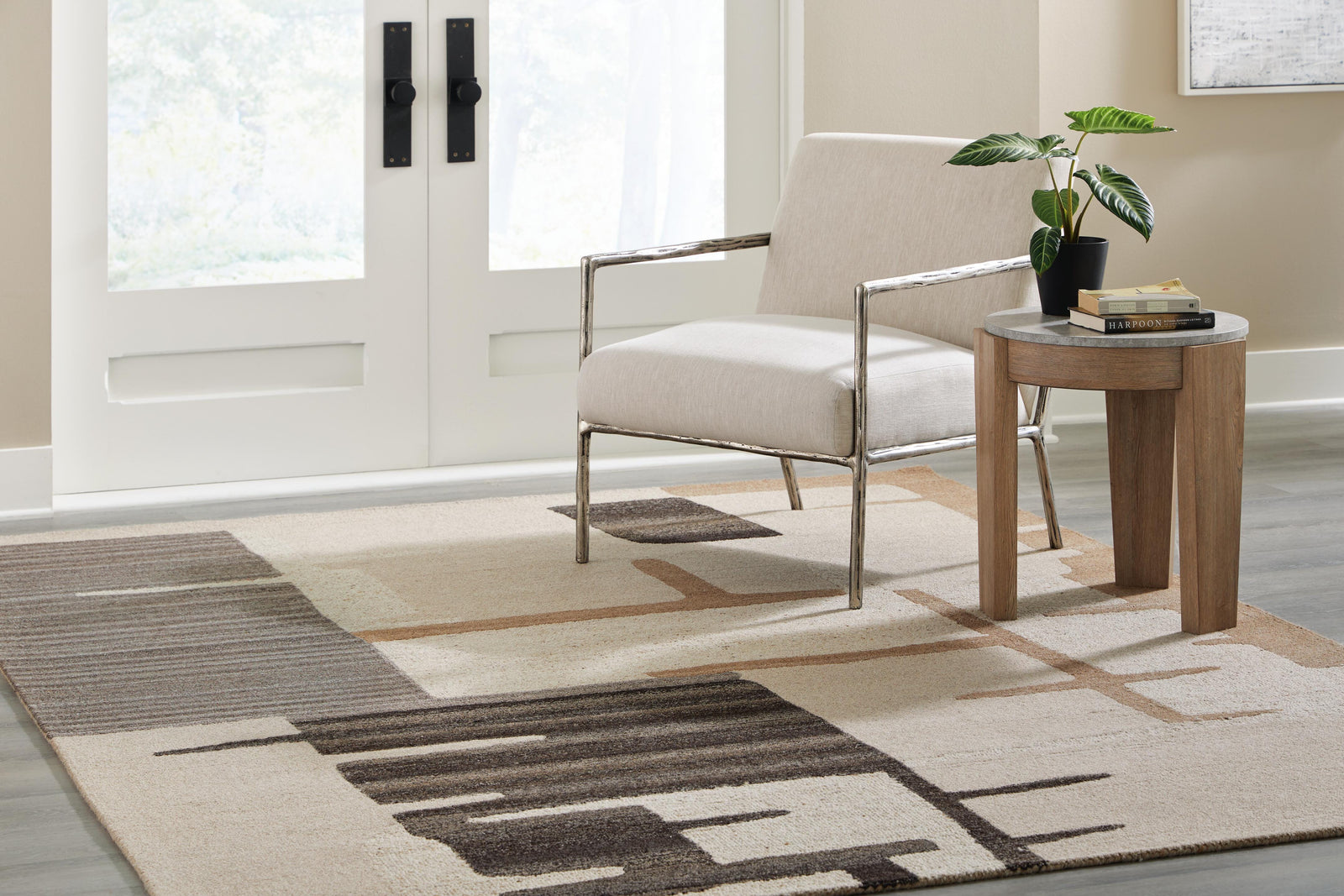 Kencher 8' x 10' Rug - Dark Brown (2)