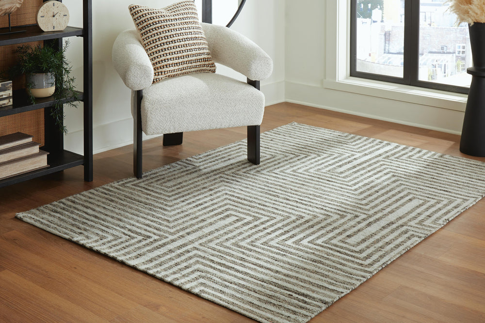 Jossen 5' x 7' Rug - Gray (2)