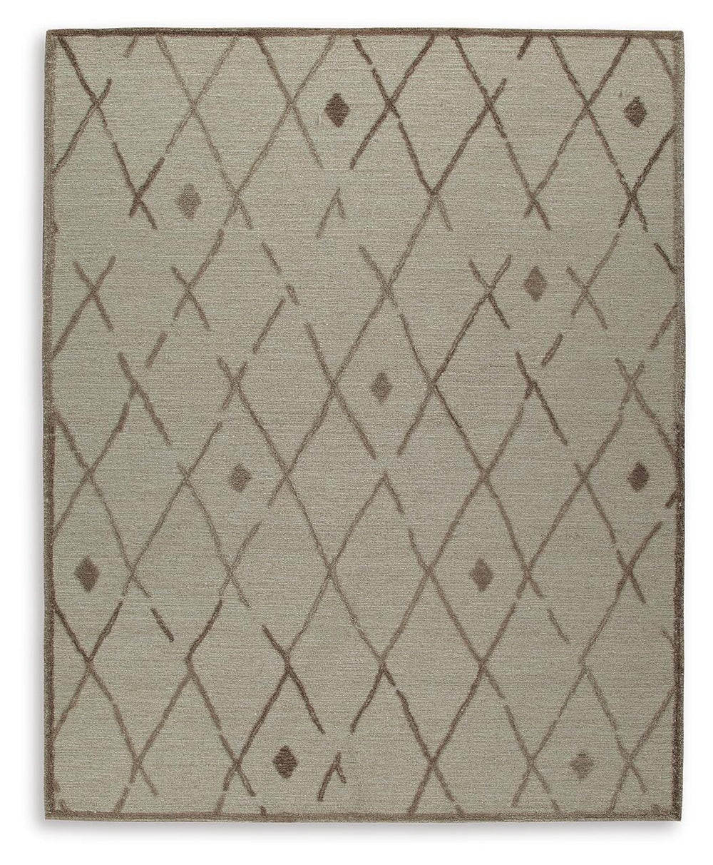 Guyford 8' x 10' Rug - Dark Brown (1)