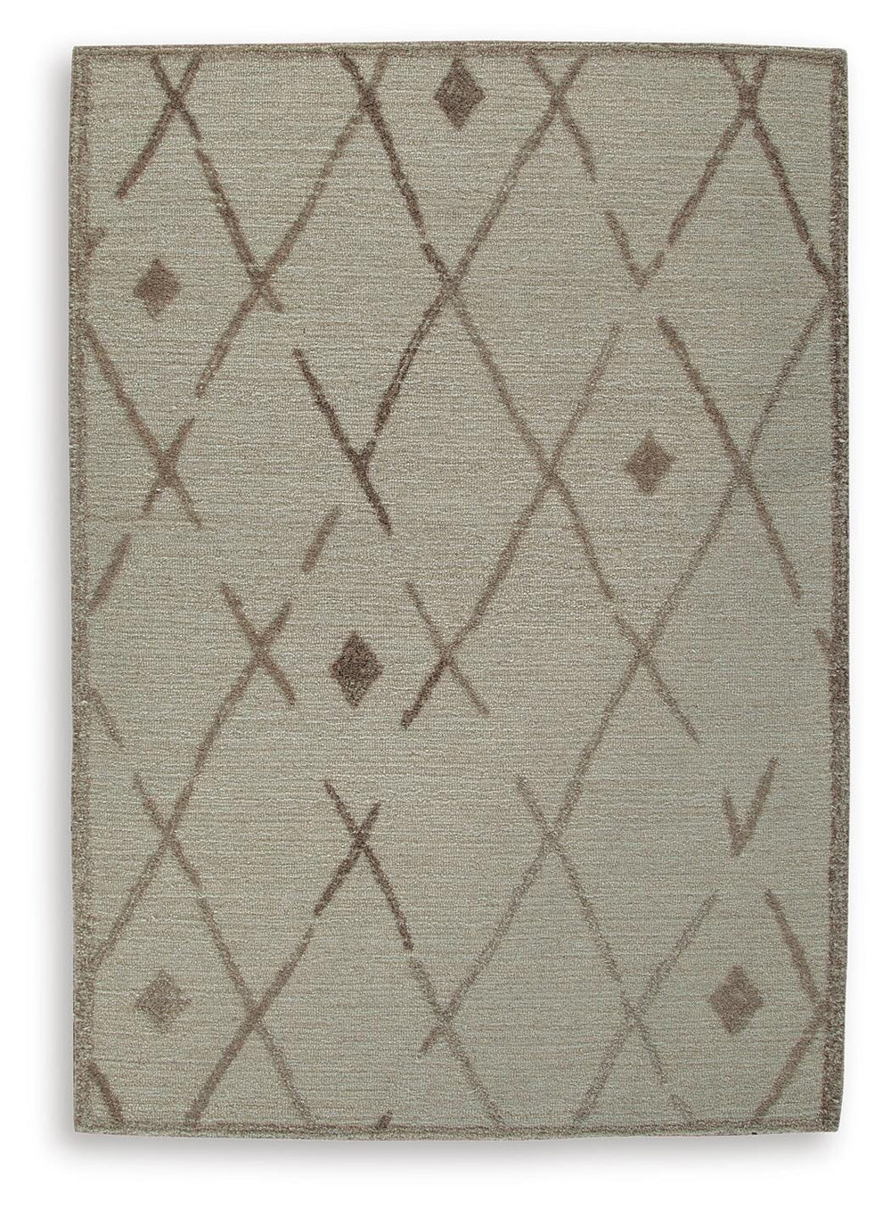 Guyford 5' x 7' Rug - Dark Brown (1)