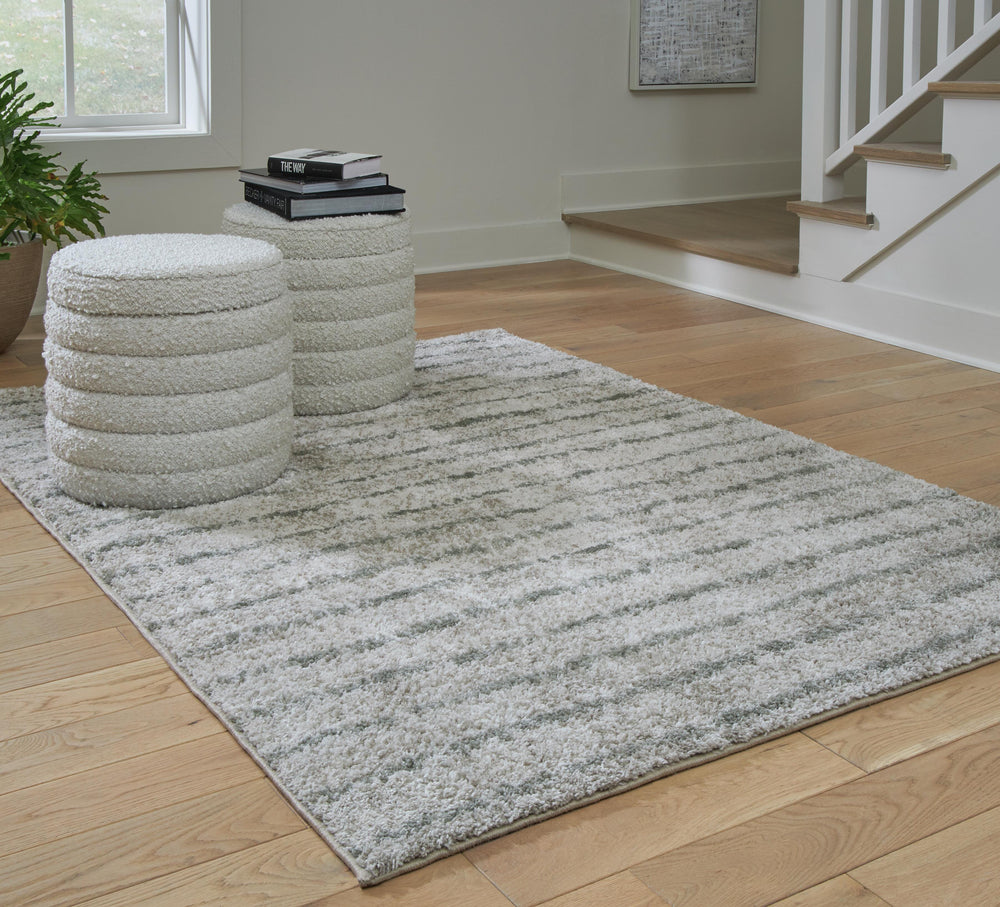 Laddway 5' x 7' Rug - Gray (2)