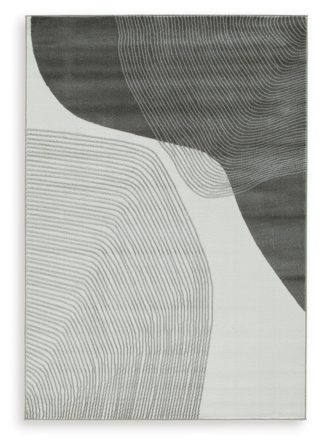 Winderburg 5' x 7' Rug - Dark Gray (1)