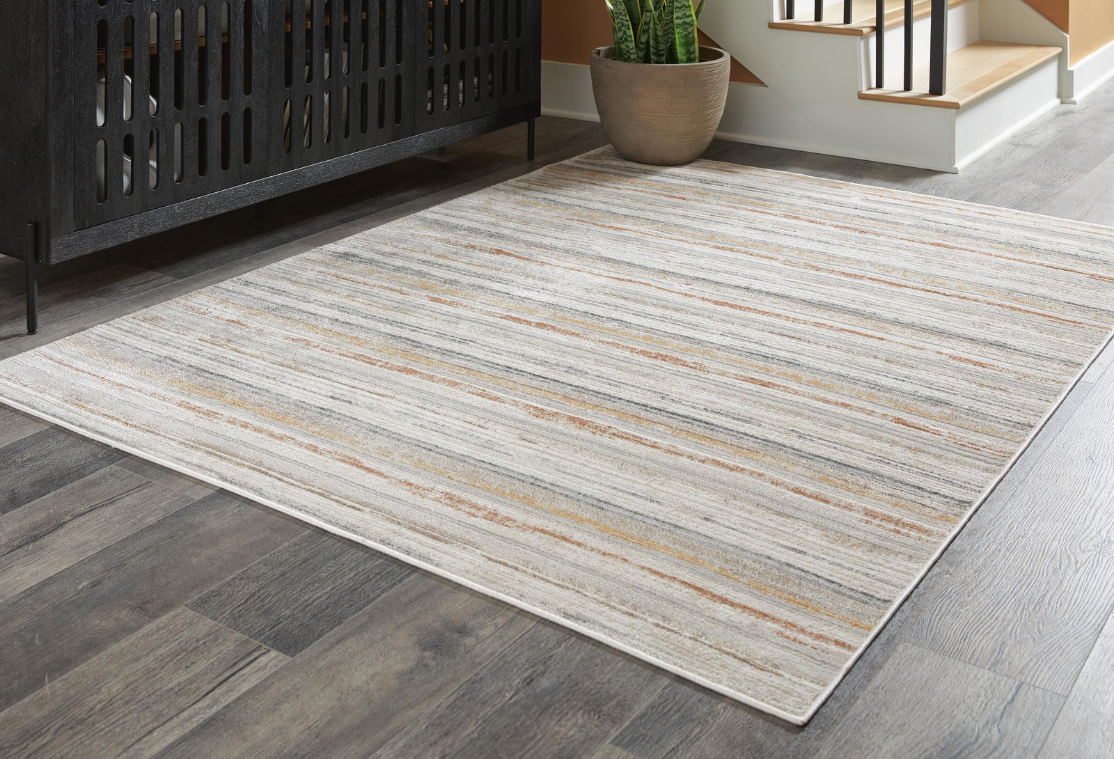 Artney 8' x 10' Rug - Light Brown (2)