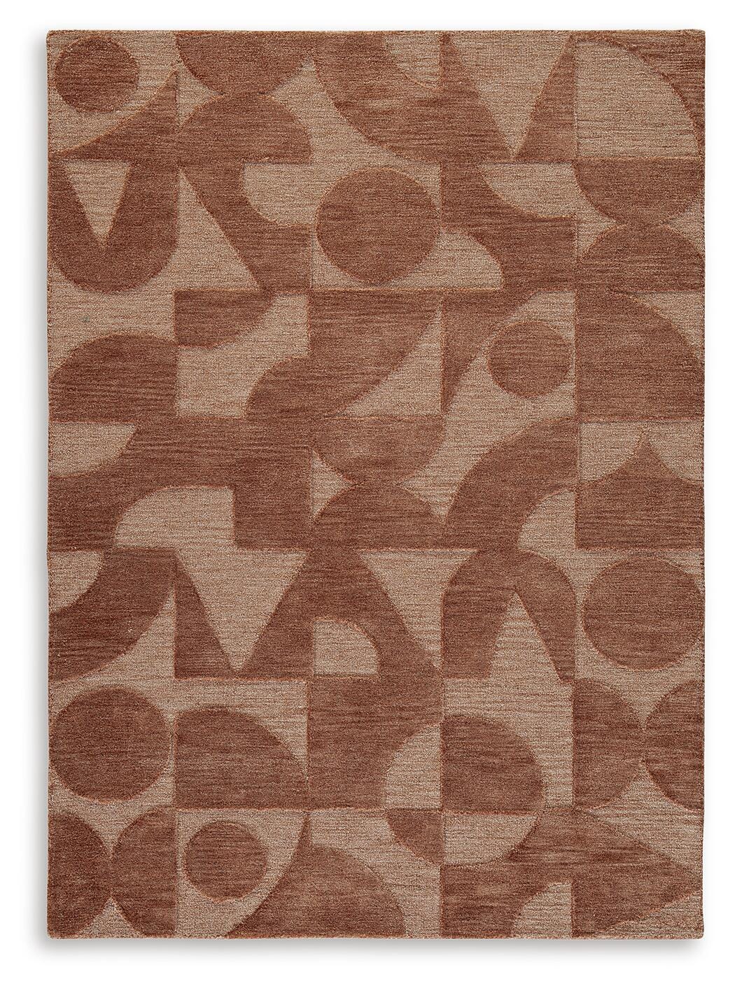 Perrenton 8' x 10' Rug - Dark Brown (1)