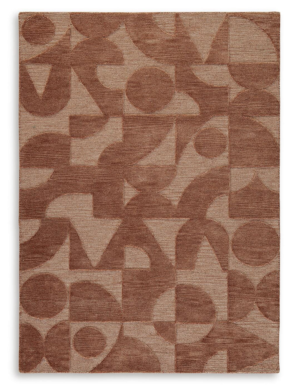 Perrenton 5' x 7' Rug - Dark Brown (1)