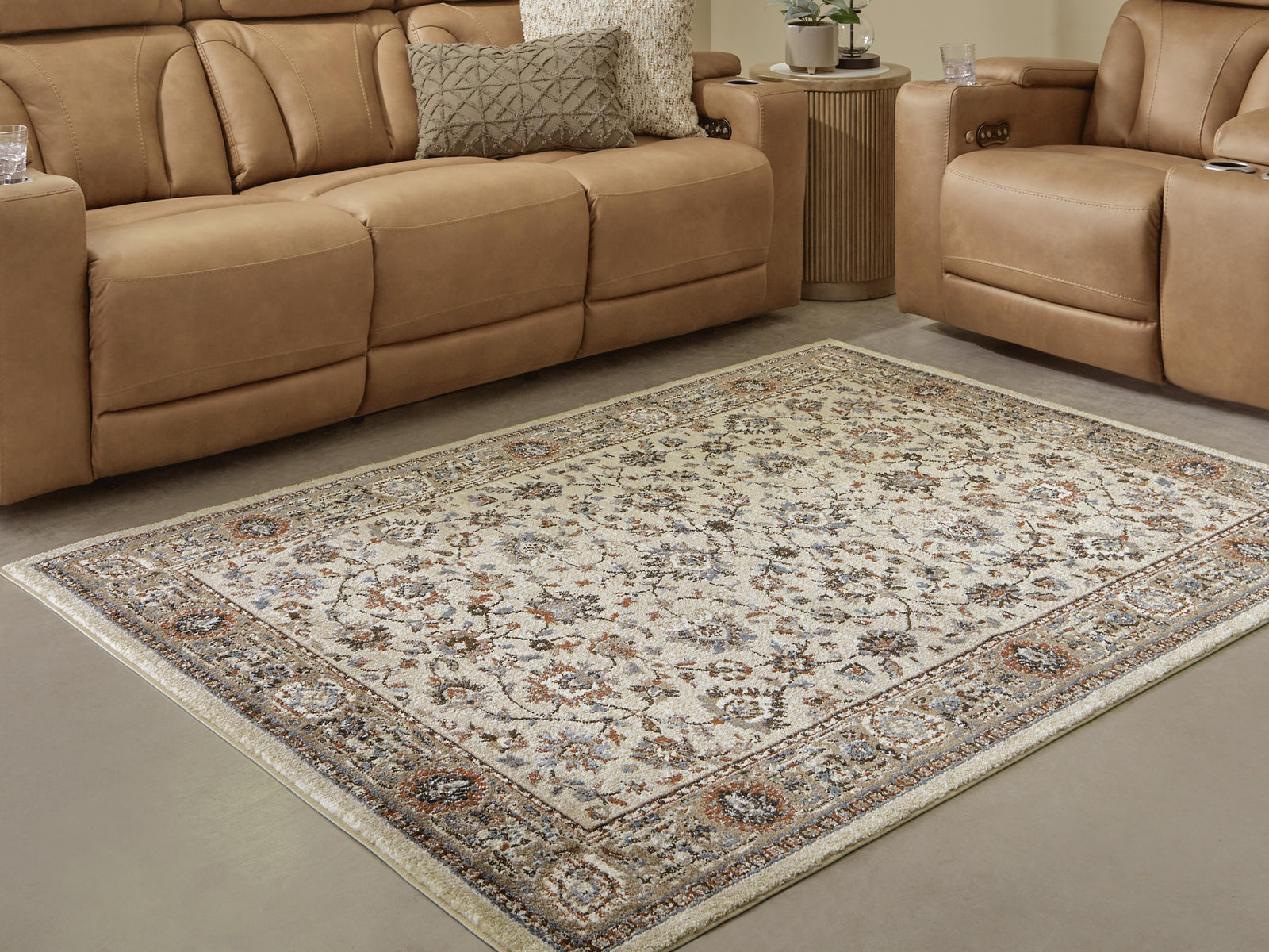 Beritham Medium Rug - Dark Brown (2)