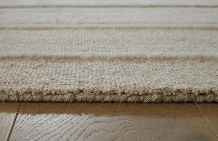 Teelgan Extra Large Rug - Beige (3)