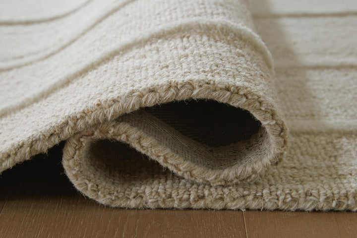 Teelgan Extra Large Rug - Beige (4)