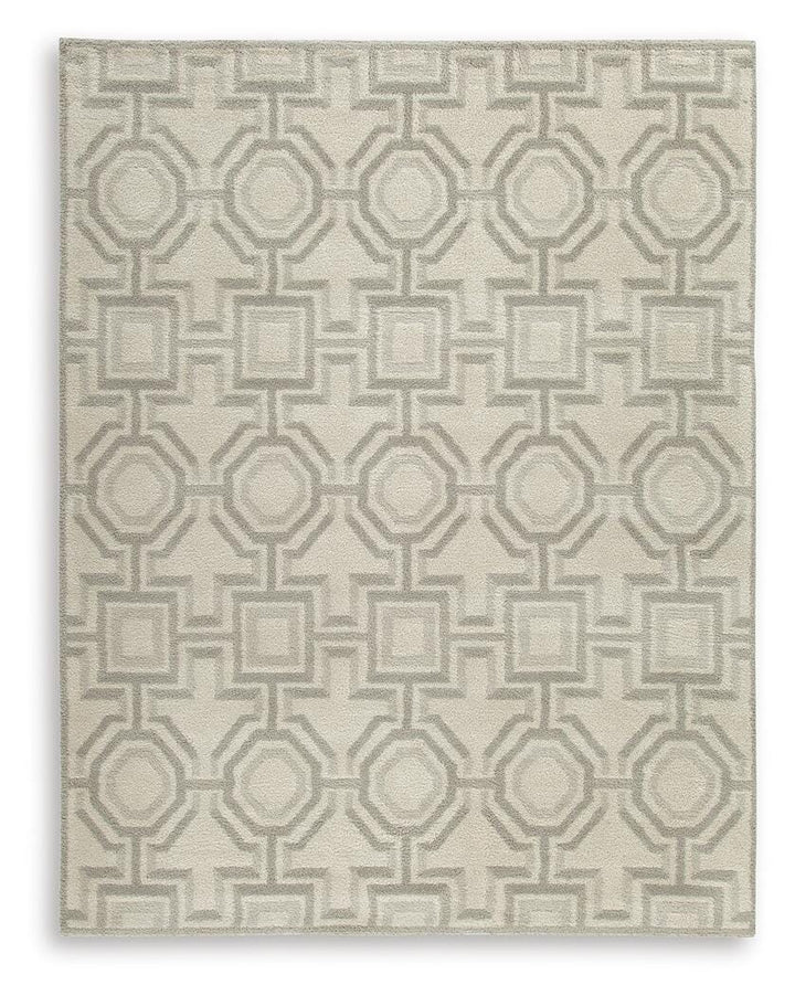 Maconville Large Rug - Beige (1)