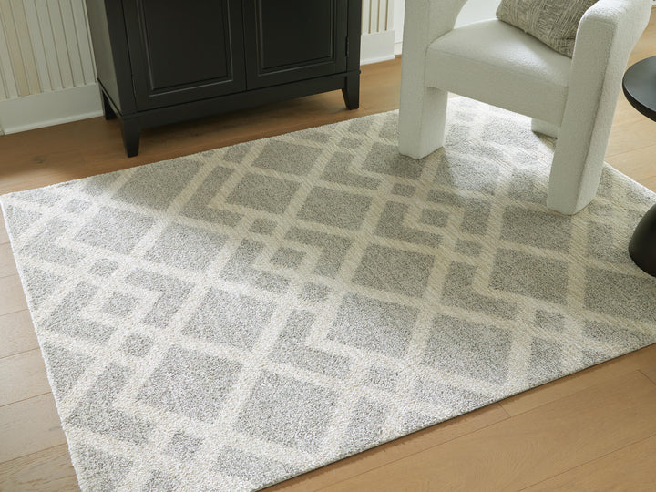 Unawick Medium Rug - Gray (2)