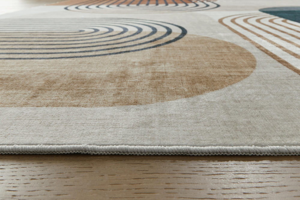 Farrendale Washable 8' x 10' Area Rug - Beige (3)