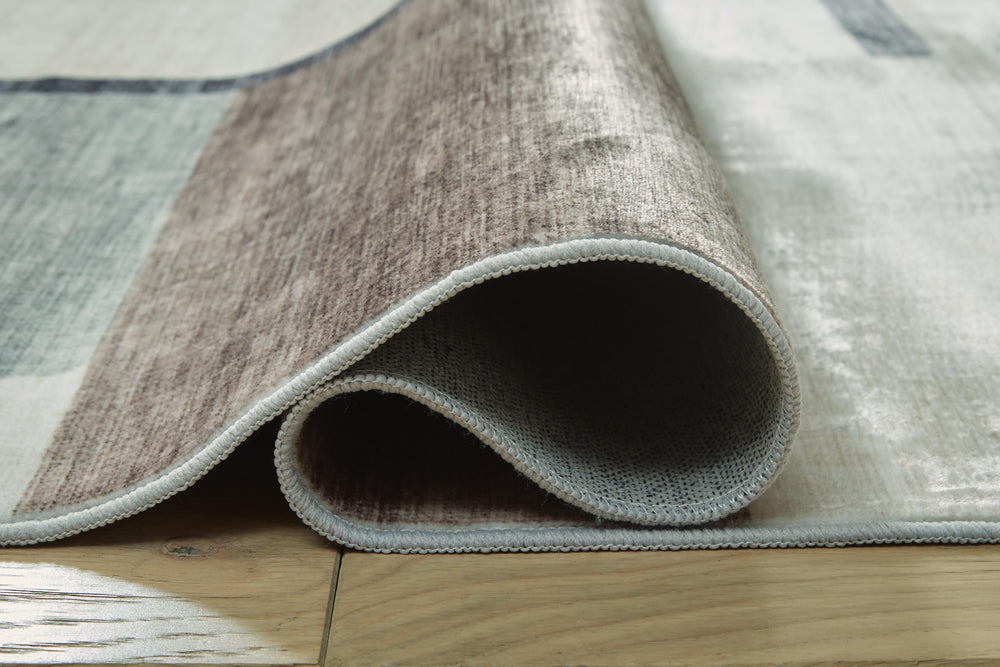 Larkport Washable 5' x 7' Area Rug - Beige (4)
