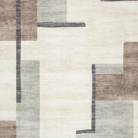 Larkport Washable 5' x 7' Area Rug - Beige (5)
