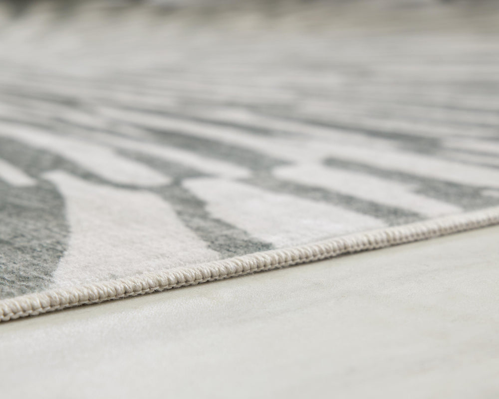Verland Washable 7'6" x 9'6" Area Rug - Gray (3)