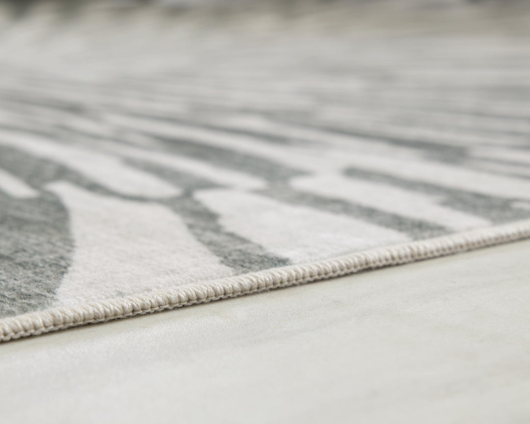 Verland Washable 7'6" x 9'6" Area Rug - Gray (3)