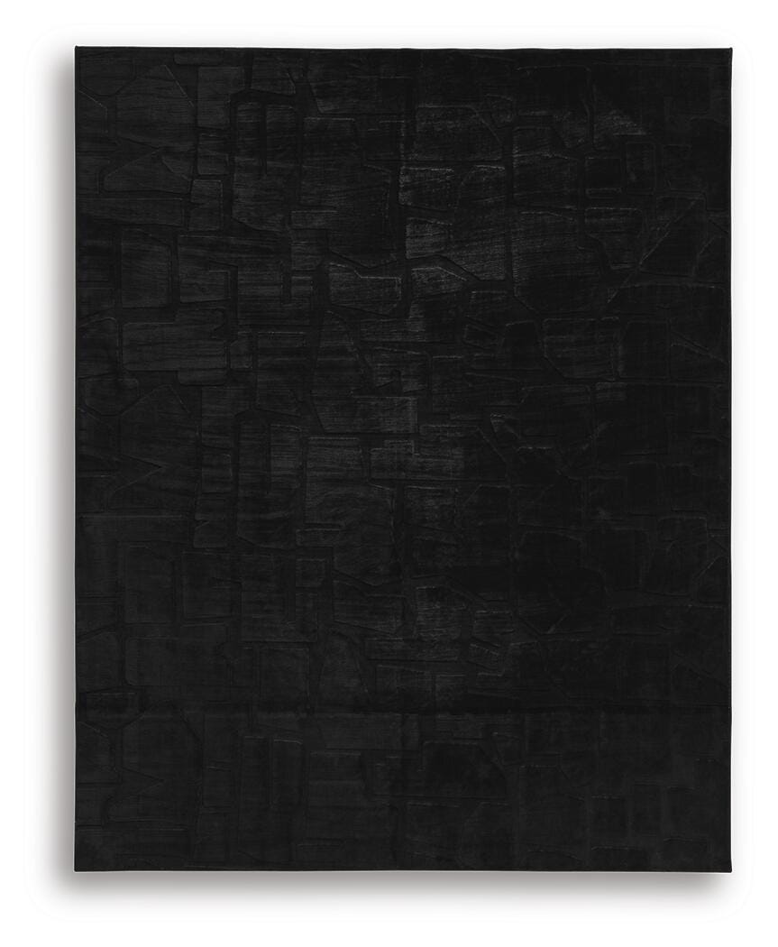 Gibbswell Washable 8' x 10' Area Rug - Black (1)
