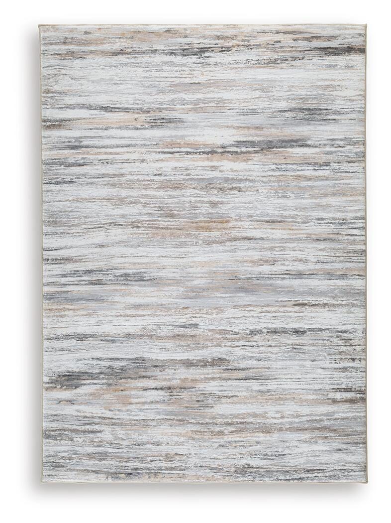 Nace 5' x 7' Memory Foam Area Rug - Dark Brown (1)