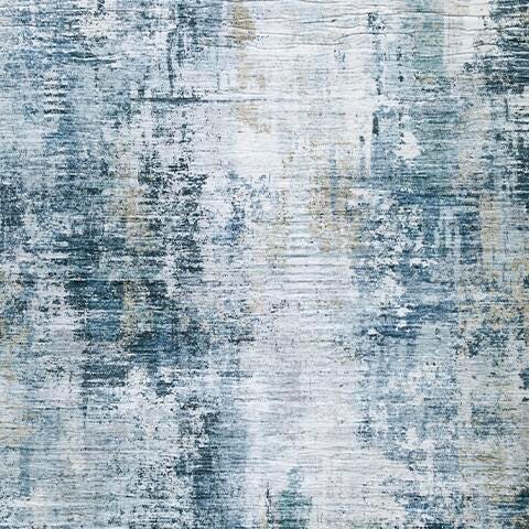 Arlenmont 7'6" X 9'6" Memory Foam Area Rug - Blue (5)
