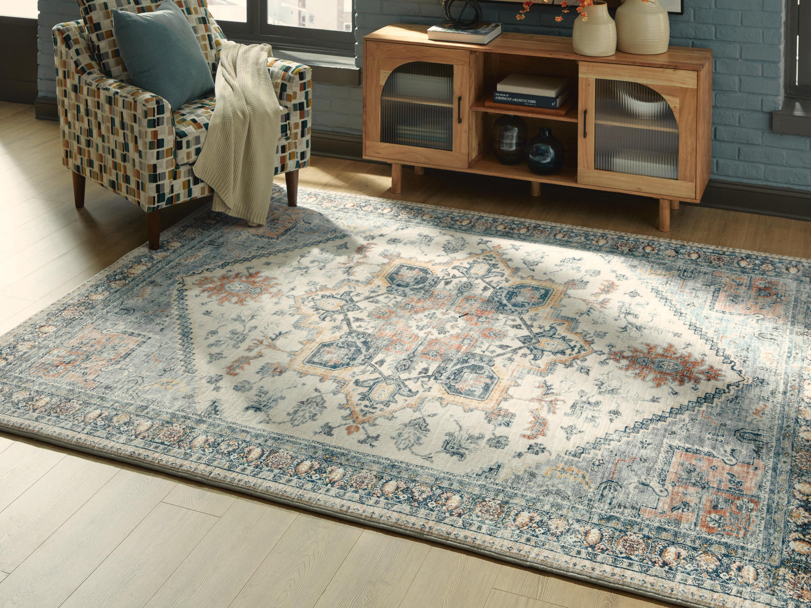 Wallney 7'6" X 9'6" Memory Foam Area Rug - Dark Brown (2)