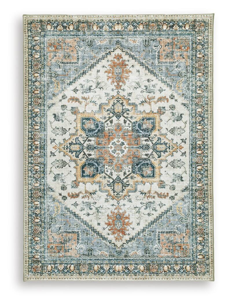 Wallney 5' x 7' Memory Foam Area Rug - Dark Brown (1)