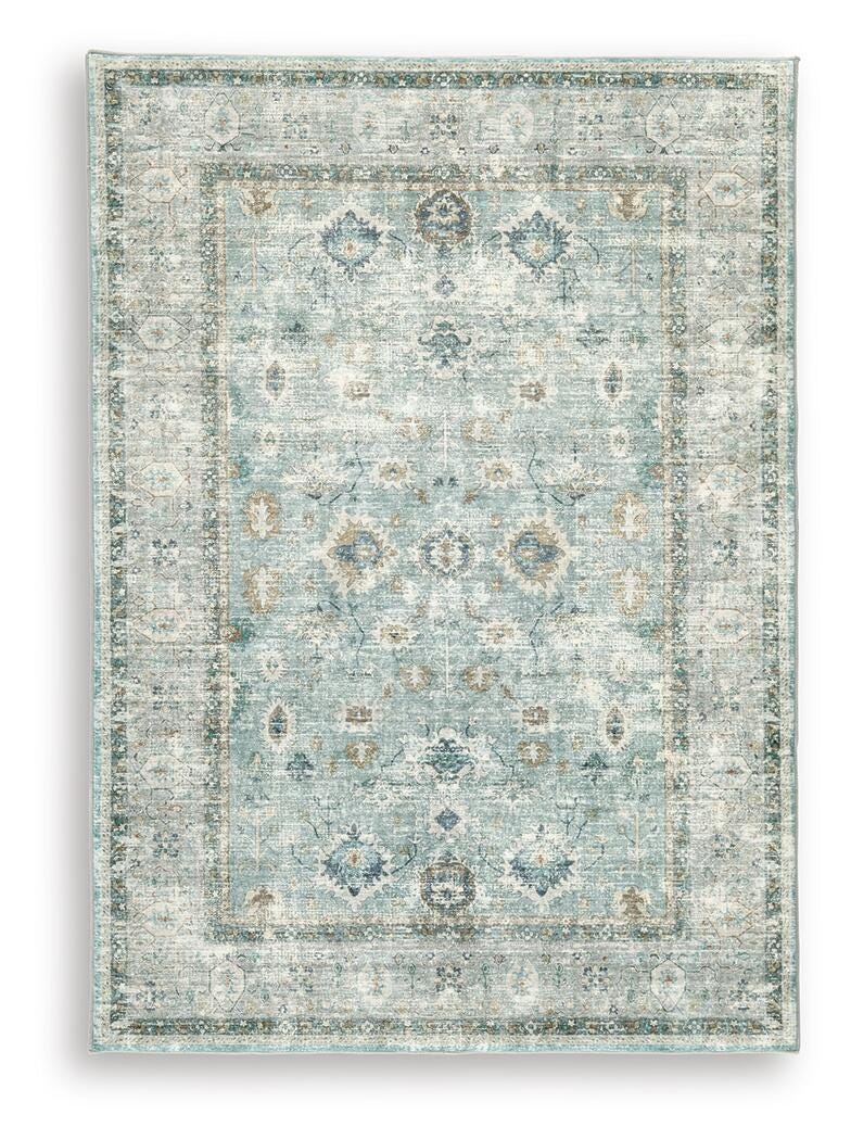 Ladstoney 5' x 7' Memory Foam Area Rug - Beige (1)