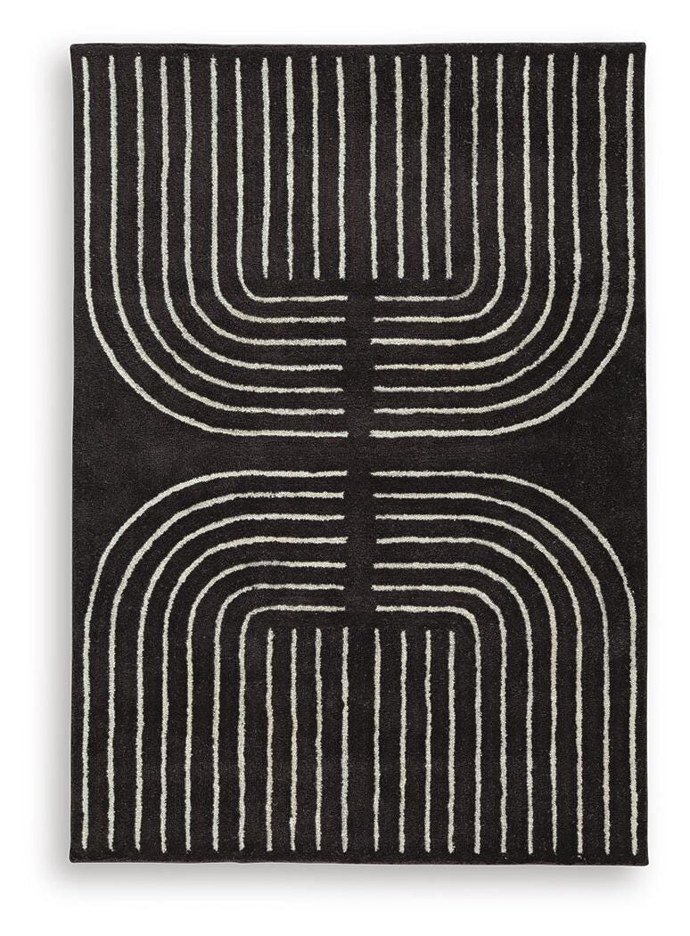 Eldonmore 5' x 7' Area Rug - Black (1)