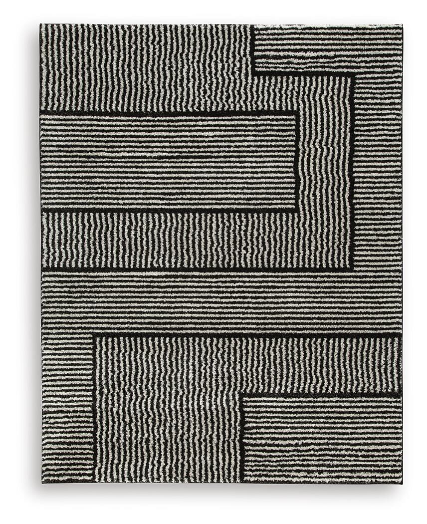 Kurtmen 7'10" x 9'10" Area Rug - Black (1)