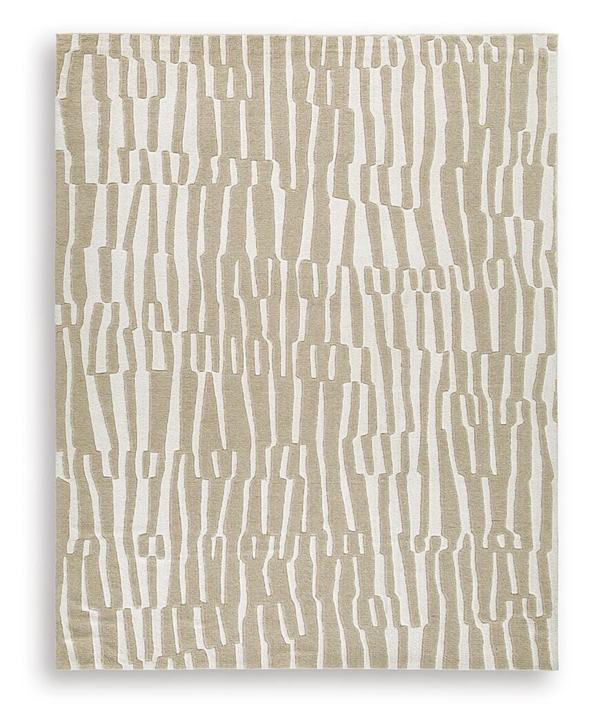 Corrbell 7'8" x 10' Area Rug - Beige (1)