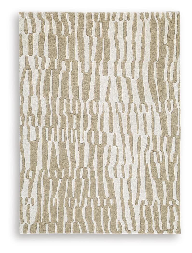 Corrbell 5' x 7' Area Rug - Beige (1)
