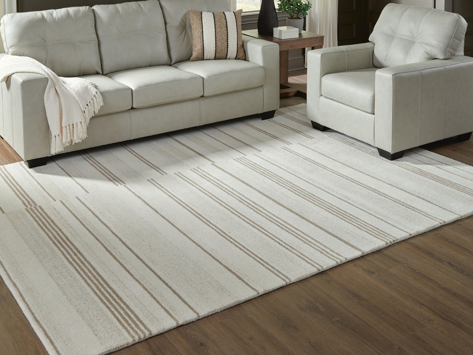 Gadence 7'8" x 10' Area Rug - Beige (2)