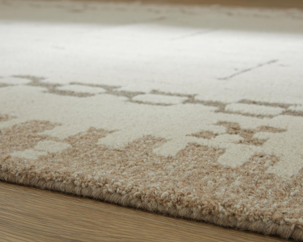 Dot 5' x 7' Area Rug - Light Brown (3)