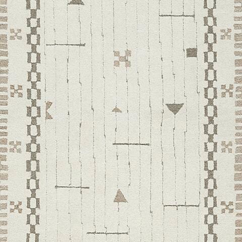 Dot 5' x 7' Area Rug - Light Brown (5)
