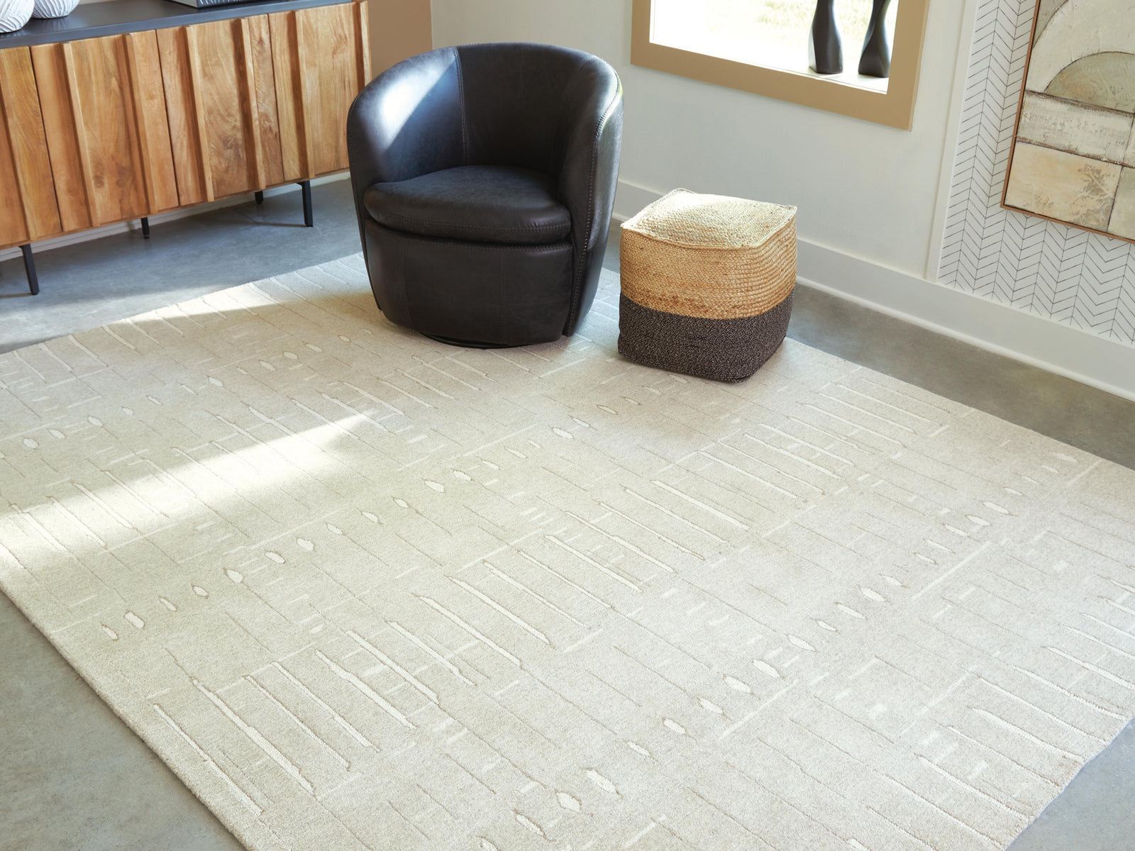 Wolbert 7'8" x 10' Area Rug - Light Brown (2)