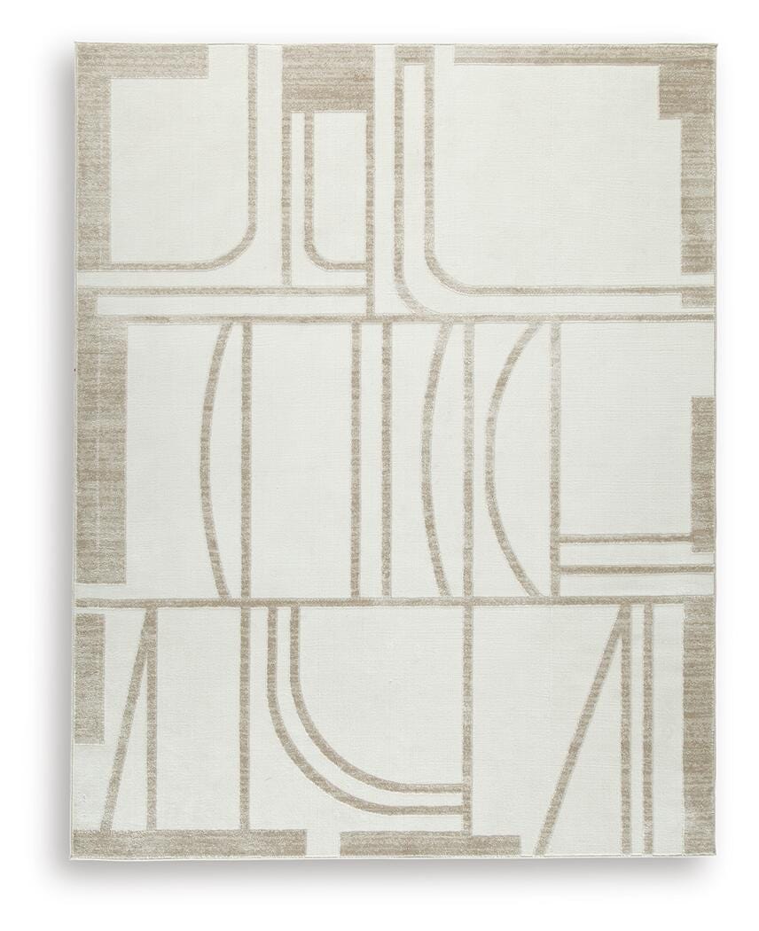 Farongrove 7'10" x 10' Area Rug - Beige (1)