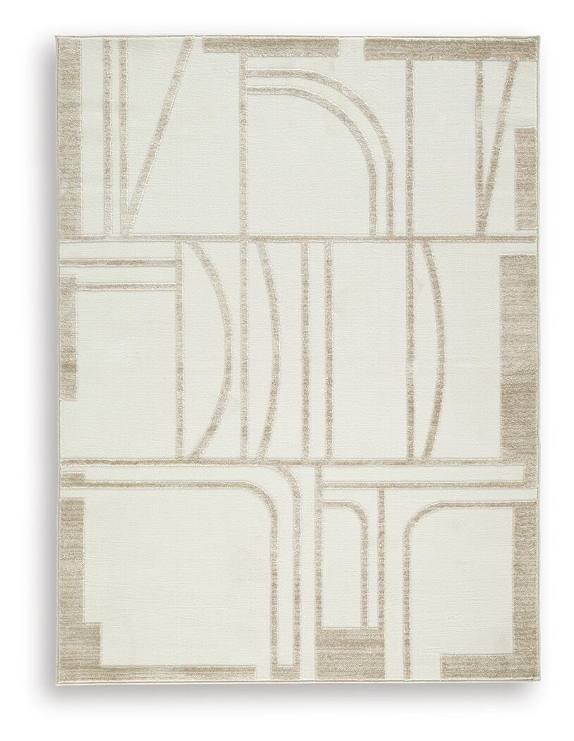Farongrove 5'3" x 7' Area Rug - Beige (1)