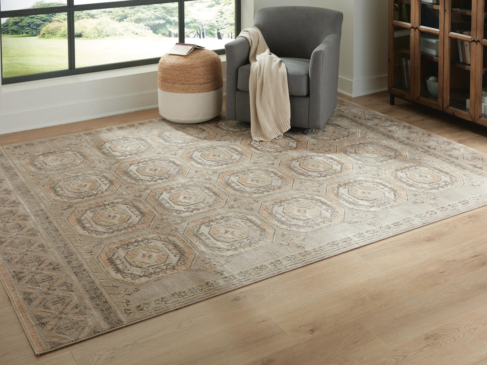 Bachby 7'10" x 10' Area Rug - Light Brown (2)