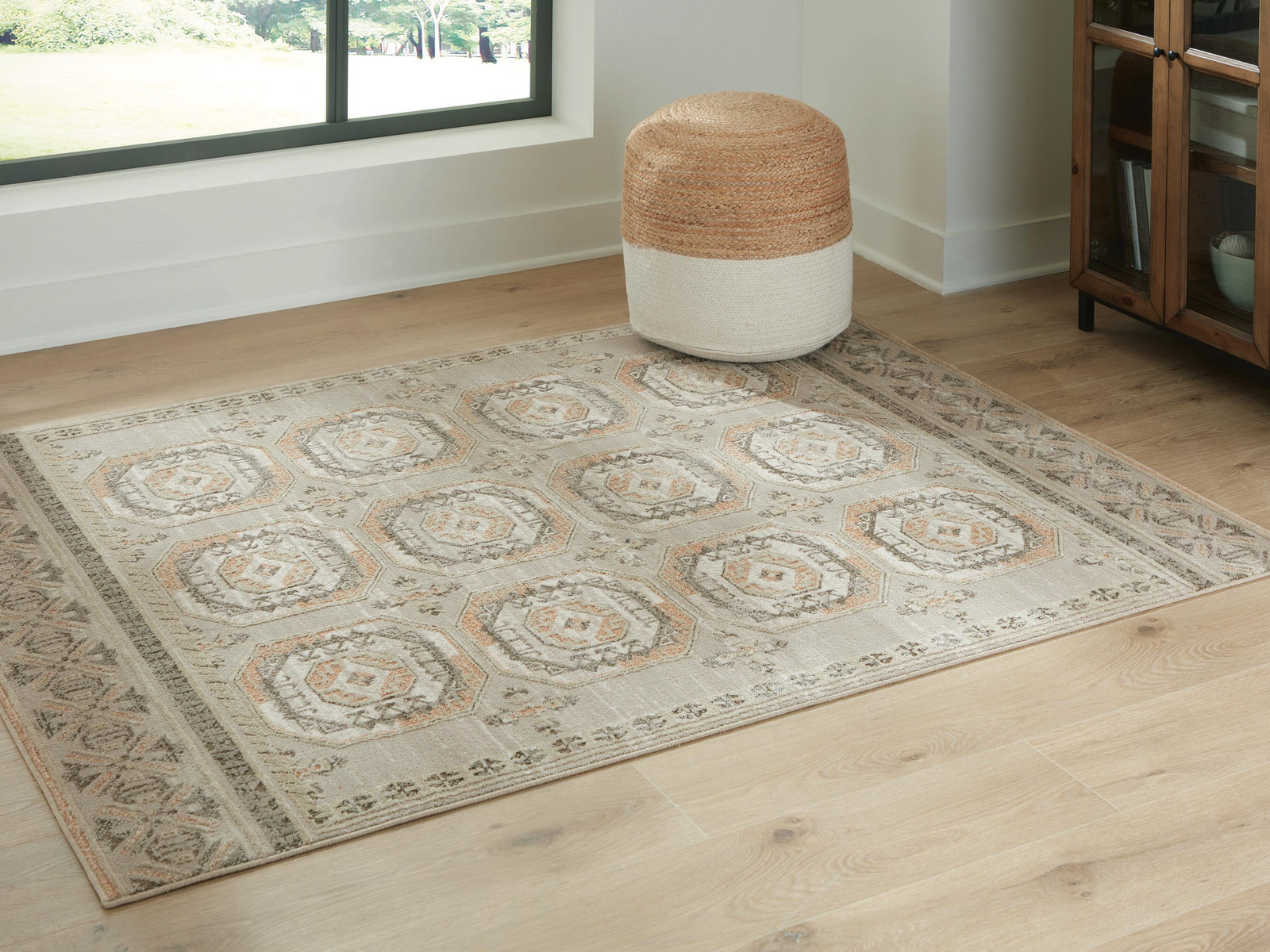 Bachby 5'3" x 7' Area Rug - Light Brown (2)