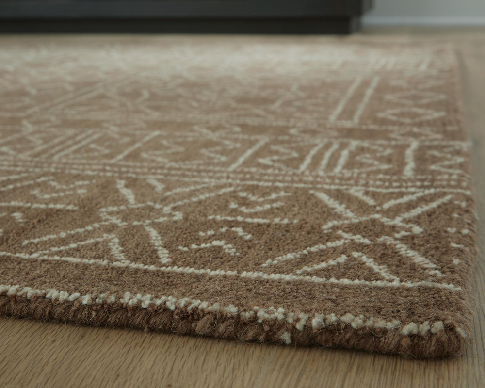 Merrittman 5' x 7' Area Rug - Dark Brown (3)