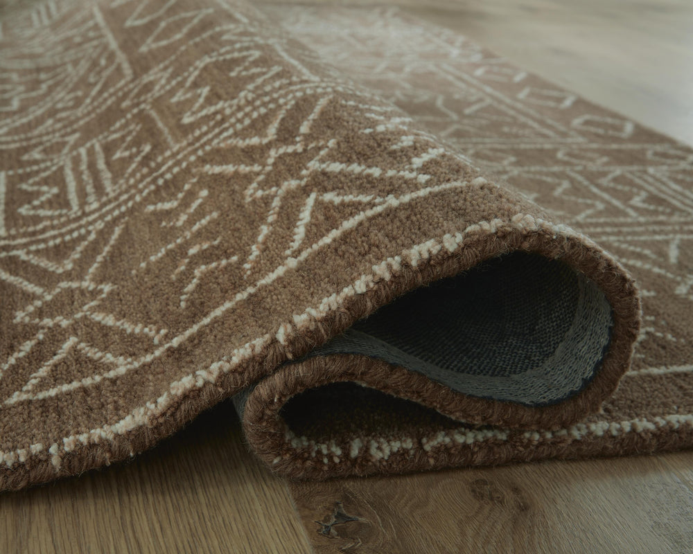 Merrittman 7'8" x 10' Area Rug - Dark Brown (4)