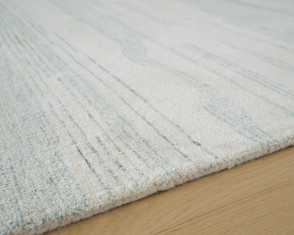 Genemost 5' x 7' Area Rug - Blue (3)
