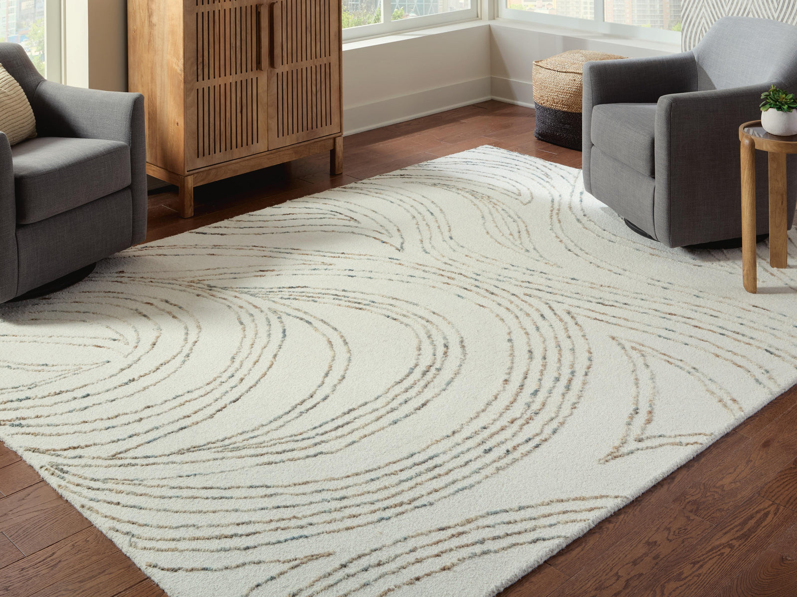Deenbury 7'8" x 10' Area Rug - Beige (2)