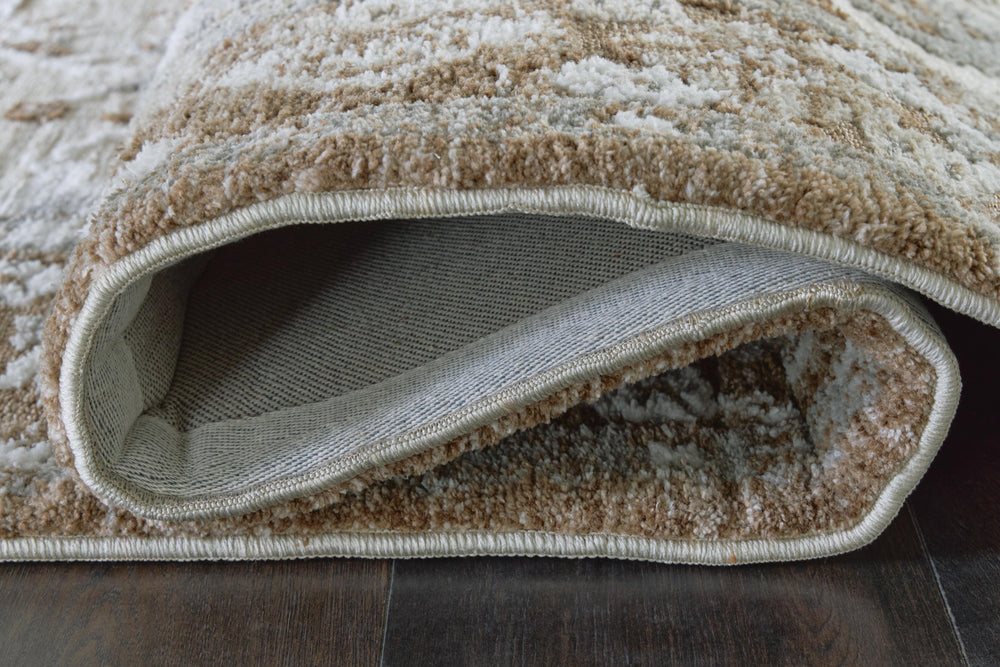 Ainswick Memory Foam Medium Rug - Brown/Beige/Gray (4)