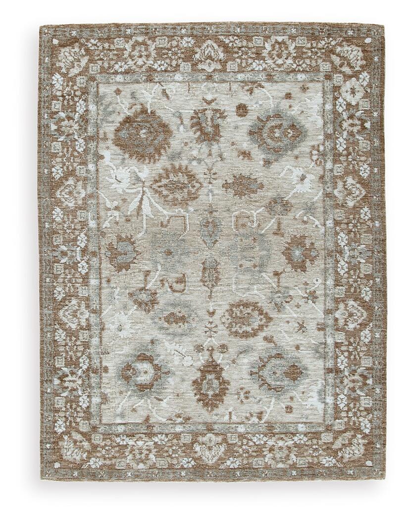 Ainswick Memory Foam Medium Rug - Brown/Beige/Gray (1)