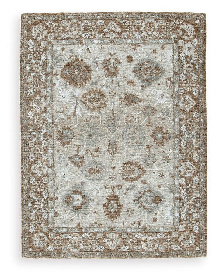 Ainswick Memory Foam Medium Rug - Brown/Beige/Gray (1)