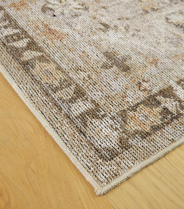 Livdon Washable Medium Rug - Brown/Beige/Gray (3)
